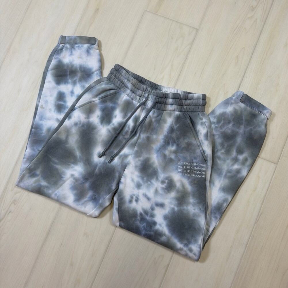 Vitality Balance Athletica Cyclone Tie Dye Affirmation Jogger Sweatpants Size XS
